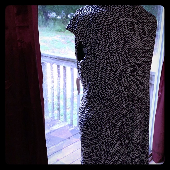 Jones Studio by Dress Barn black and white dress - Picture 4 of 9